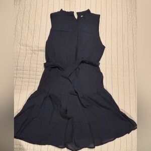Navy Sleeveless Dress